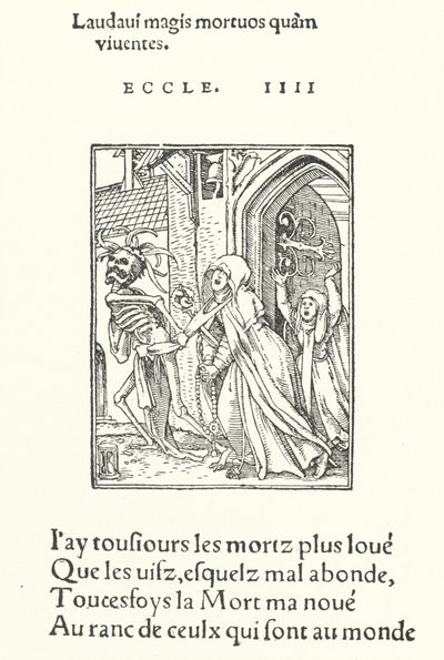 Lady Abbedisse (gravering) af Hans (after) Holbein the Younger