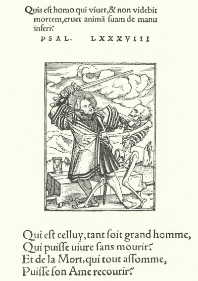 The Noble Knight (gravering) af Hans (after) Holbein the Younger