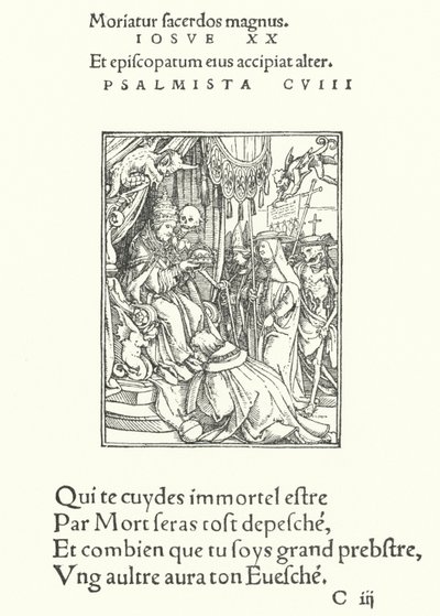 Paven (gravering) af Hans (after) Holbein the Younger