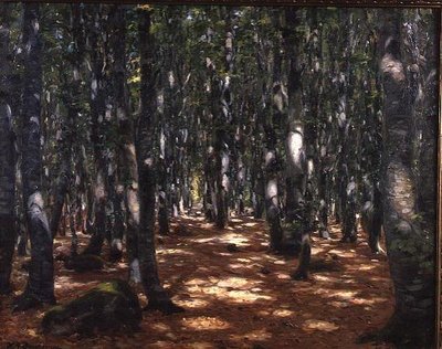 Solbeskinnet Skov af Hans Andersen Brendekilde