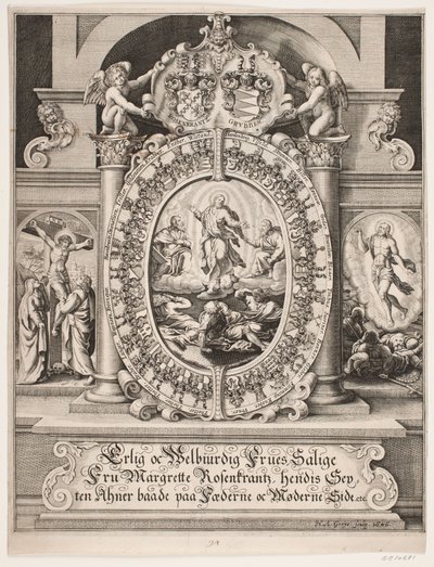 Christi forklarelse. Omgivet af Margrethe Rosenkrantz
