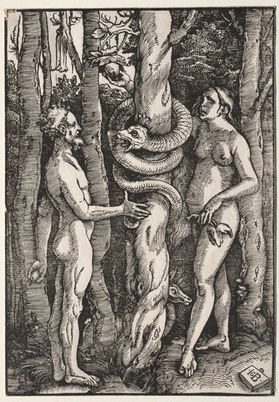 Adam og Eva af Hans Baldung