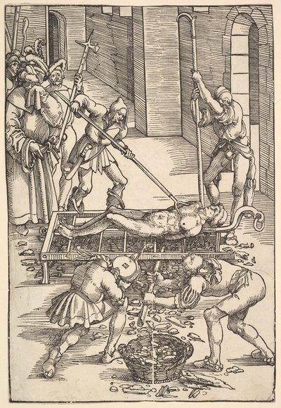 Martyrium af St. Lawrence, ca. 1505. af Hans Baldung