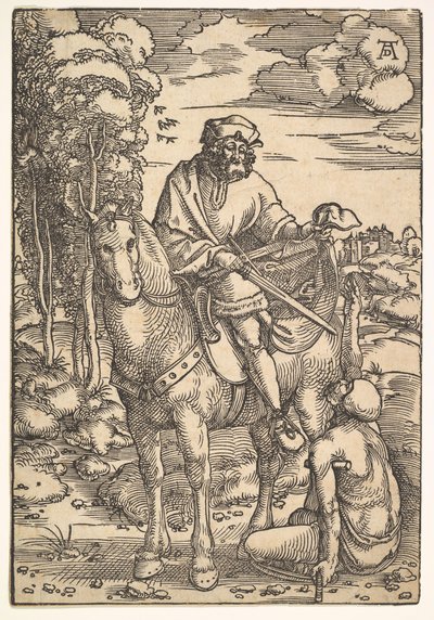 Sankt Martin til hest, 15.-16. århundrede. af Hans Baldung