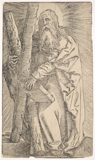 St. Andrew from Christ and the Apostles, 1519. dani af Hans Baldung