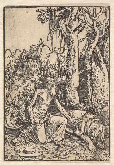 St. Hieronymus i ørkenen, 1511. af Hans Baldung