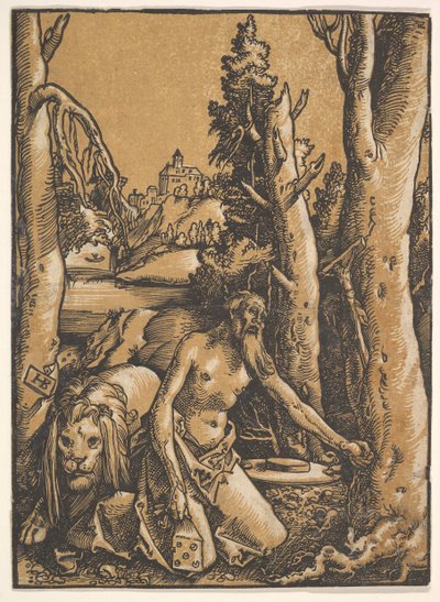St. Hieronymus i ørkenen, ca. 1511. af Hans Baldung