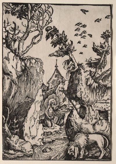 Sankt Jerome i ørkenen af Hans Baldung