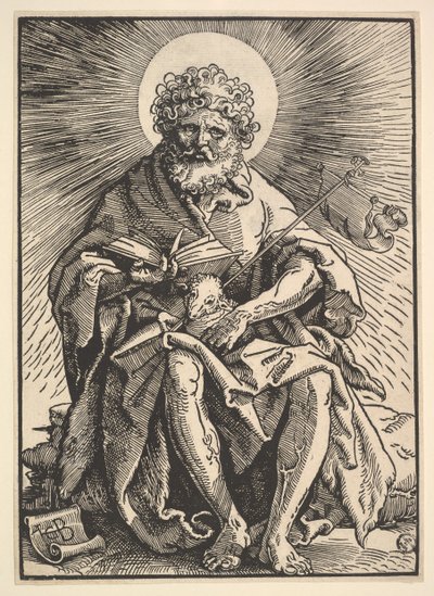 Johannes Døberen Holder Lammet, ca. 1517. af Hans Baldung