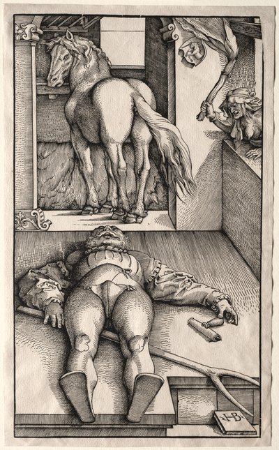 Den forheksede brudgom af Hans Baldung