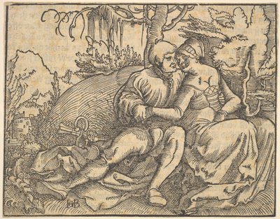 Det sjette af ti bud, fra tå-buddet. af Hans Baldung