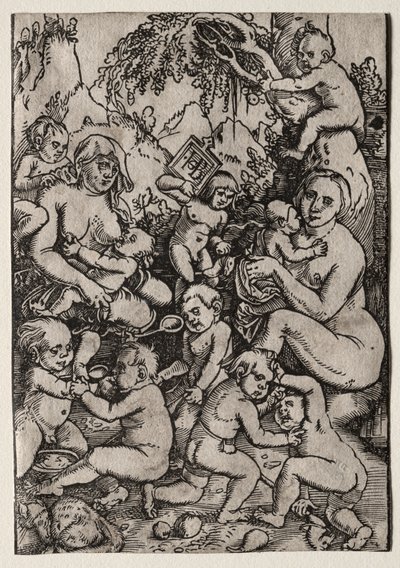 De to mødre af Hans Baldung