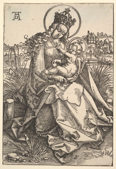 Jomfruen på den græsklædte bred, 1505. af Hans Baldung