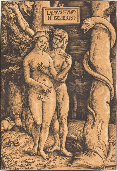Adam og Eva af Hans Baldung Grien
