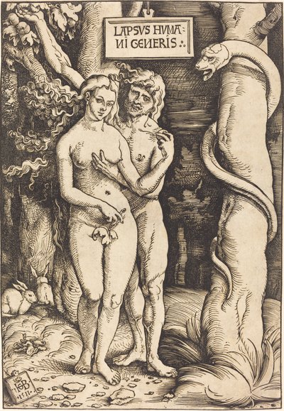 Adam og Eva af Hans Baldung Grien