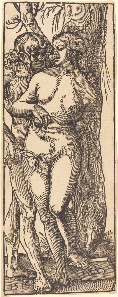 Adam og Eva, 1519 af Hans Baldung Grien
