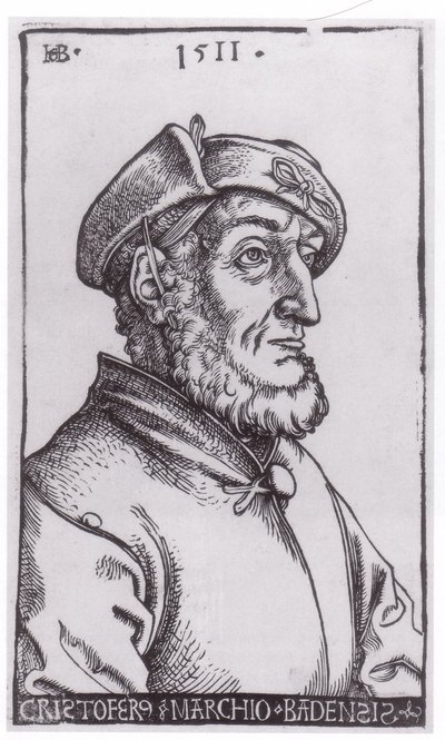 Baldung christoph træsnit af Hans Baldung Grien