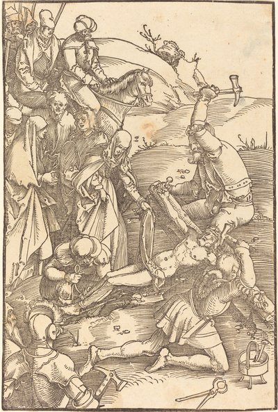 Kristus naglet til korset af Hans Baldung Grien