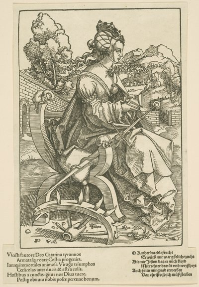 Sankt Catherine af Hans Baldung Grien