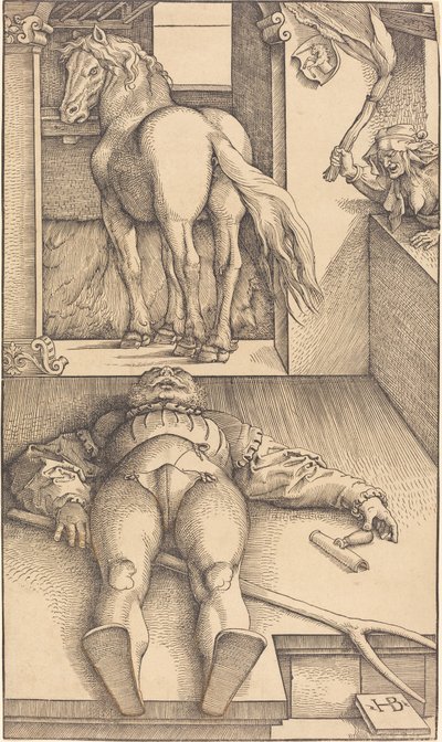Den forheksede brudgom af Hans Baldung Grien