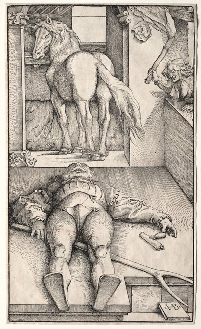 Den forheksede brudgom, 1544. af Hans Baldung Grien
