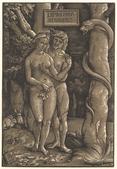 Menneskehedens fald, 1511 af Hans Baldung Grien