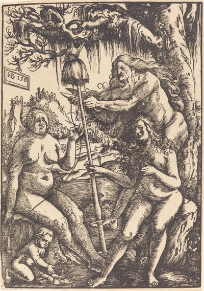 De tre skæbner: Lachesis, Atropos og Clotho af Hans Baldung Grien