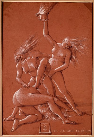 Hekse (tegning) af Hans Baldung Grien