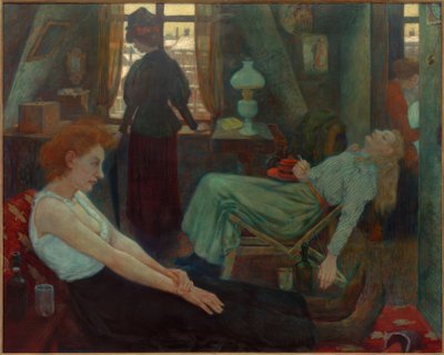 mandag morgen af Hans Baluschek