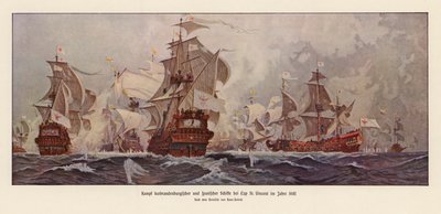 Slaget ved Cape St Vincent af Hans Bohrdt