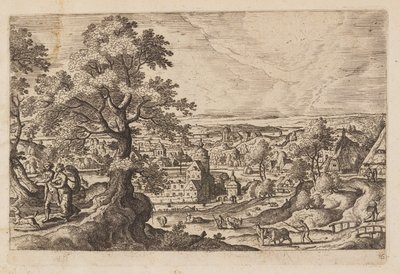 Planche 16, fra Landskaber med scener fra Det Gamle og Det Nye Testamente og Ovids Metamorfoser af Hans Bol