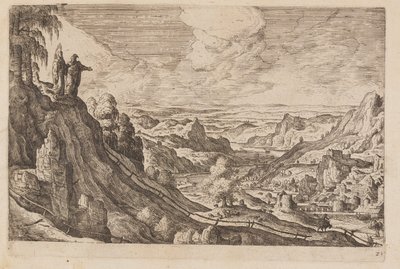 Planche 21, fra Landskaber med scener fra Det Gamle og Det Nye Testamente og Ovids Metamorfoser af Hans Bol