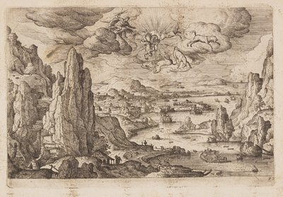 Planche 27, fra Landskaber med scener fra Det Gamle og Det Nye Testamente og Ovids Metamorfoser af Hans Bol
