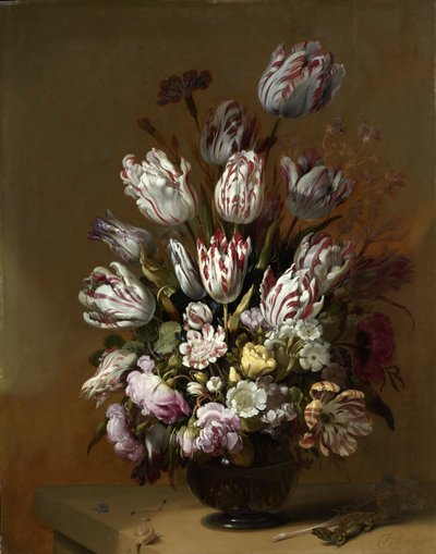 Blomsterstilleben af Hans Bollongier