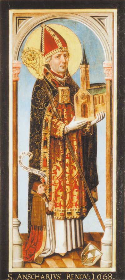 Sankt Ansgar af Hans Bornemann