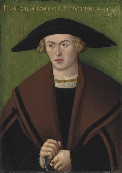 Portræt af Jochum Wirman af Hans Brosamer