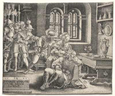 Samson og Delila, 1545. af Hans Brosamer