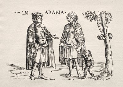 Indfødte i Arabien og Indien af Hans Burgkmair