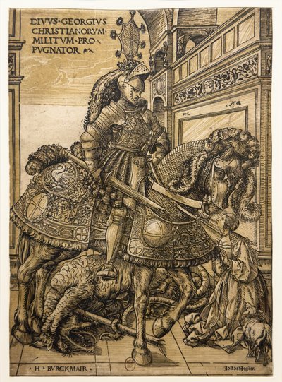 Sankt Georg og dragen af Hans Burgkmair