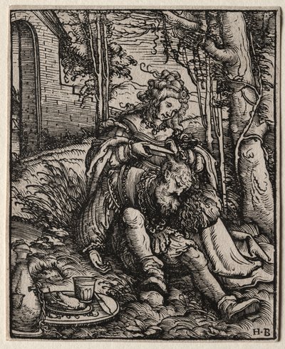 Samson og Delila af Hans Burgkmair