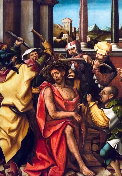 The Coronation of Thorns, ca. 1520-1524 (Tempera og olie på gran) af Hans Burgkmair