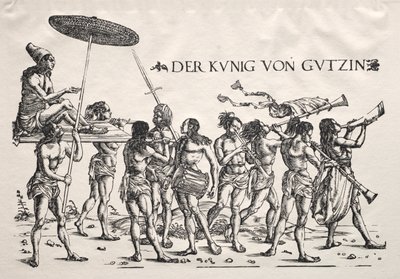 Kongen af Cochin af Hans Burgkmair