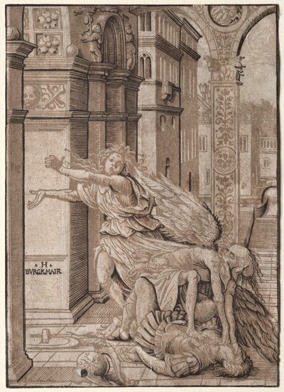 De elskende overrasket af døden, 1510. af Hans Burgkmair