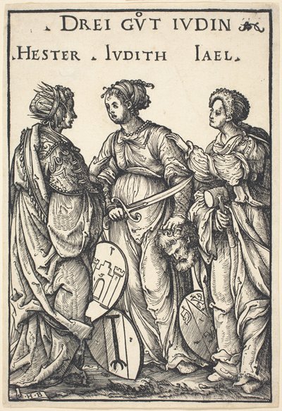 Hester, Judith og Jael af Hans Burgkmair I