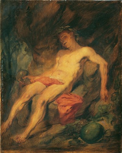 Trunkener Bacchus af Hans Canon