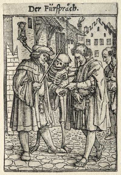 Dødedansen: Advokaten. af Hans Holbein