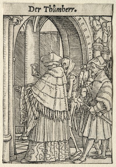 Dødedansen: Kanonen. af Hans Holbein