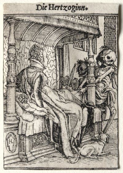 Dødedansen: Hertuginden af Hans Holbein