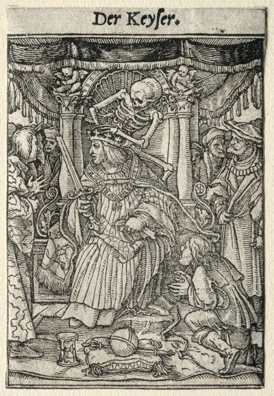 Dødedansen: Kejseren af Hans Holbein