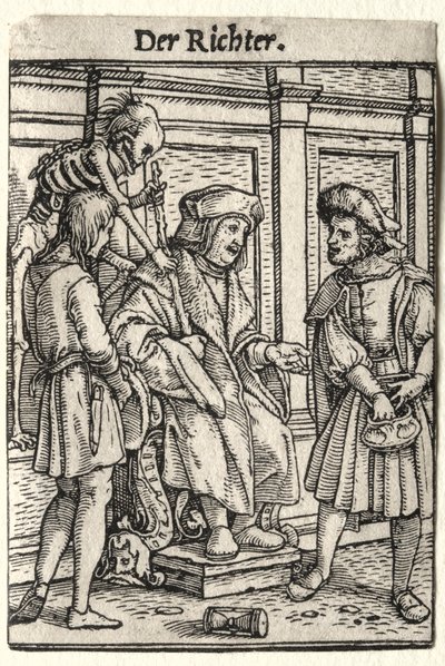 Dødedansen: Dommeren af Hans Holbein